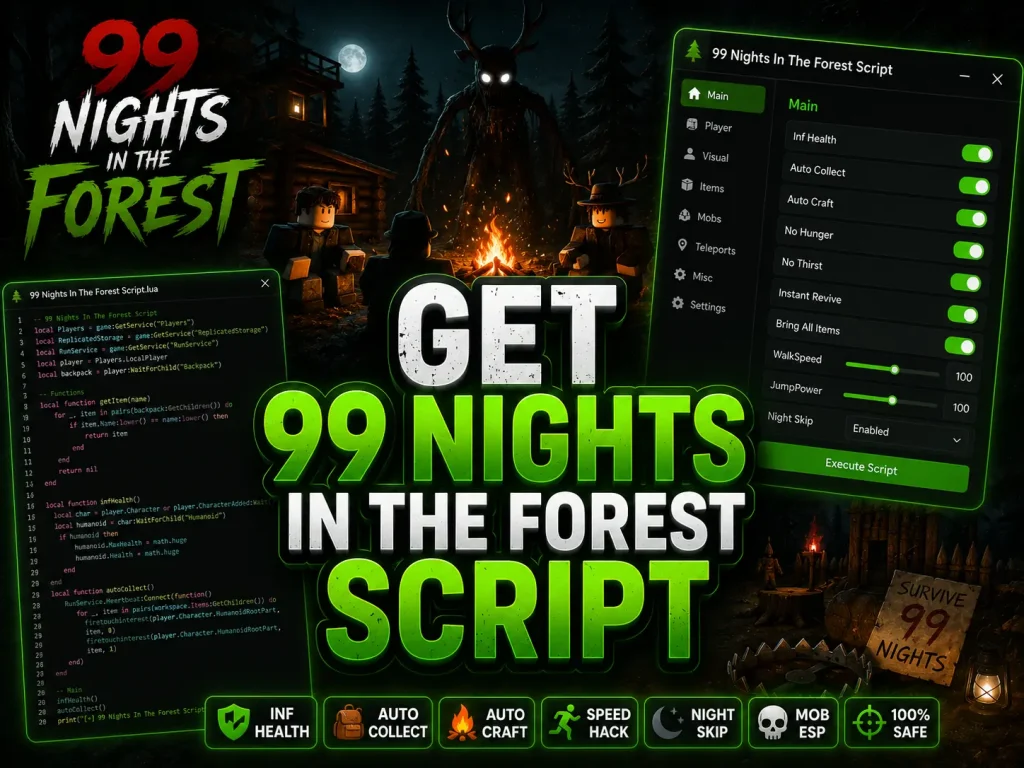 99 nights in the forest script